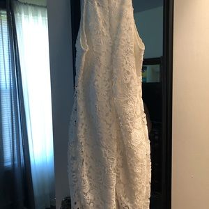 White lace dress